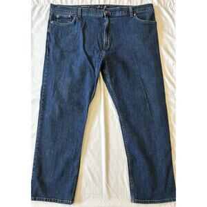 Blue Harbour Men's Straight Leg Regular Jeans Stay Dark Denim Size 44W 31L
